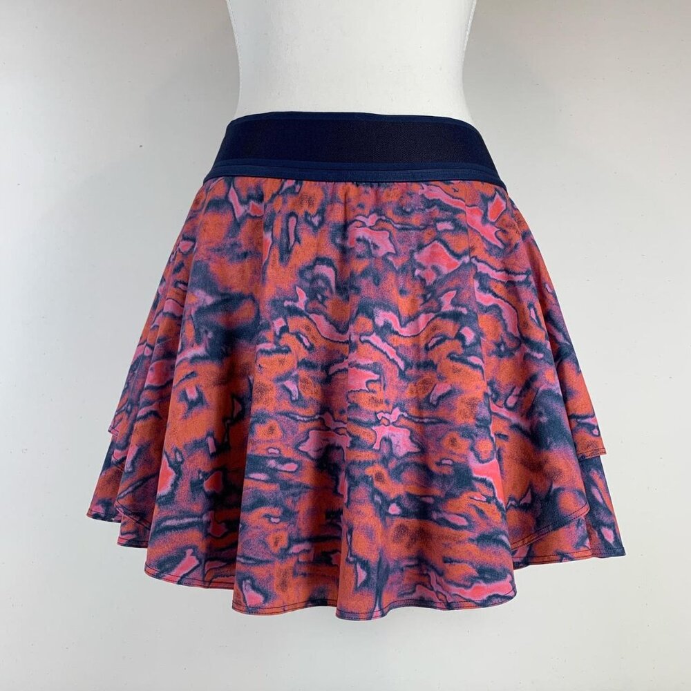 Lululemon Court Rival High-Rise Skirt - Chroma Clash Multi / Mineral Blue